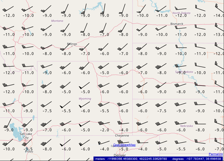 Afbeelding van een globaal model van Wind en Temperaturen-vector-temp-various-altitudes